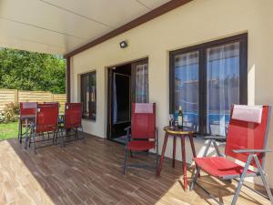 Balkón nebo terasa v ubytování Holiday Home Minja by Interhome