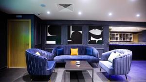 Khu vực ghế ngồi tại HOTEL BELLE VUE MEKNES