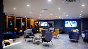TV/trung tâm giải trí tại HOTEL BELLE VUE MEKNES