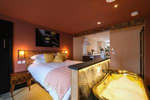 Ένα ή περισσότερα κρεβάτια σε δωμάτιο στο Craig Walk Suite