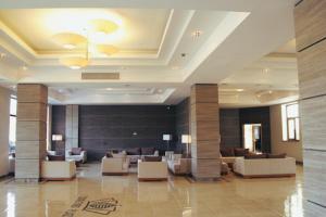 Posezení v ubytování Tskaltubo Plaza Hotel