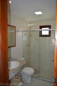 Ένα μπάνιο στο Studio Luxo Ecológico.