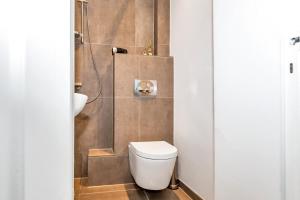 Koupelna v ubytování Plads til 4 personer - 5 minutter fra Friluftsbadet