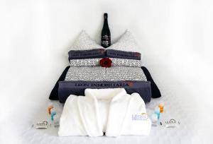 Posteľ alebo postele v izbe v ubytovaní LEON INMO Apartment Ariel - 12354