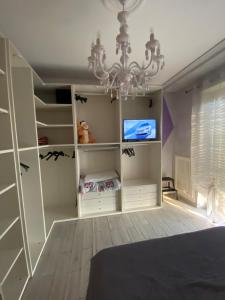 TV a/nebo společenská místnost v ubytování Manhattan House