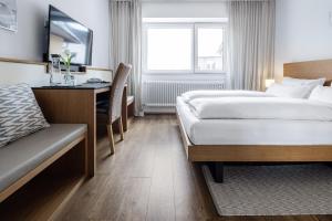 Postel nebo postele na pokoji v ubytování Villa Neugarten
