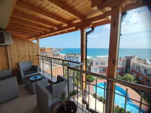 Balkón nebo terasa v ubytování The View Apartment