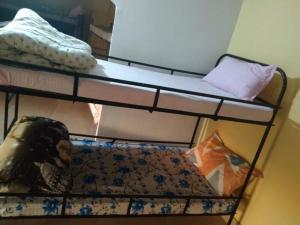 Katil dua tingkat atau katil-katil dua tingkat dalam bilik di HOTEL FORESTWAY Hostel & Backpackers