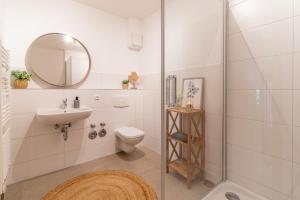 Koupelna v ubytování Apartment Bergwiese I Balkon I Aufzug I Stellplatz