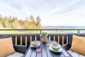Balkón nebo terasa v ubytování Apartment Bergwiese I Balkon I Aufzug I Stellplatz