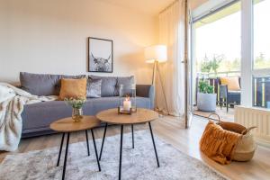 Posezení v ubytování Apartment Bergwiese I Balkon I Aufzug I Stellplatz