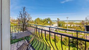 Balkón alebo terasa v ubytovaní Apartamenty Sun & Snow Traugutta Plaża