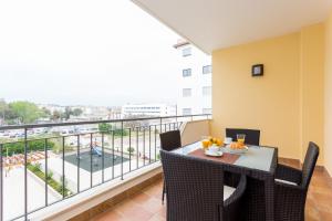 Ban công/sân hiên tại Apartamento Palmeiras