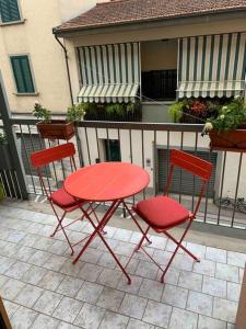 Balkón nebo terasa v ubytování Sofiappartments