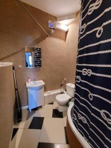 Koupelna v ubytování GuestHouse