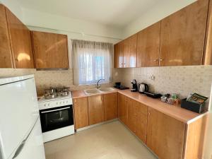 Køkken eller tekøkken på Ammos Luxury Apartments