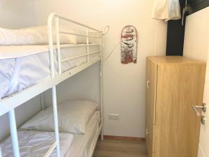 Postel nebo postele na pokoji v ubytování Ferienpark Sierksdorf App 91 - Strandlage