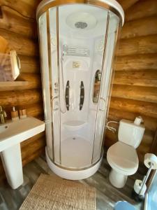 Vannituba majutusasutuses Pensiunea Colț de Rai