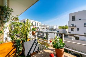 Balkón alebo terasa v ubytovaní Stunning apartment with balcony to visit Paris