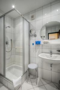 Phòng tắm tại Waldhotel Sonnenberg