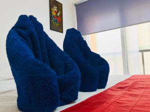 Posteľ alebo postele v izbe v ubytovaní Guest House Leo