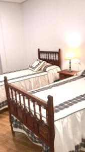 Posteľ alebo postele v izbe v ubytovaní Comfortable Apartment in the Heart of Ciudad Real, with Balcony