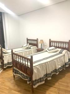 Posteľ alebo postele v izbe v ubytovaní Comfortable Apartment in the Heart of Ciudad Real, with Balcony