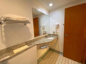 Koupelna v ubytování Flat R Borges Lagoa Ibirapuera c/ garagem UH1005