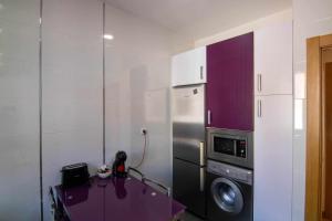 Dapur atau dapur kecil di Apartamento Londres