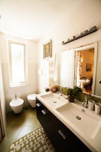 Ett badrum på Villa Paganini B&B
