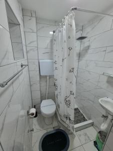 Koupelna v ubytování Apartmani - Kladovski Konak