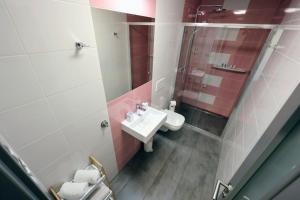 Koupelna v ubytování Apartmány Vír