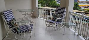 A balcony or terrace at Innes Road Durban Accommodation 2 Bedroom Private Unit A