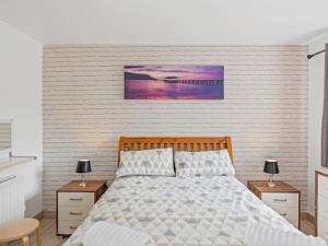 Postel nebo postele na pokoji v ubytování Self Catering Belfast Apartment