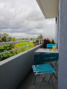 Balkón alebo terasa v ubytovaní Appartement Cosy Joué-Les-Tours + 9 fotografií