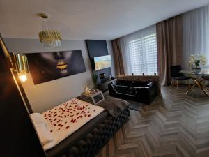 Posezení v ubytování Apartament Pod Skrzydłami Aniola