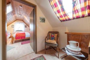 Ein Bett oder Betten in einem Zimmer der Unterkunft Ferienhaus Trautner