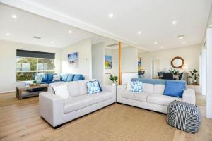 Uma área de estar em OFFLINE - NEW LISTING DISCOUNT - Sunset Sands at Goolwa Beach