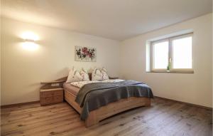 Postel nebo postele na pokoji v ubytování Ferienwohnung Mit Ausblick