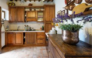 Η κουζίνα ή μικρή κουζίνα στο 4 Bedroom Lovely Home In Cetona