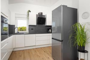 Kuchyň nebo kuchyňský kout v ubytování Luxury apartments Lotus&Lovor