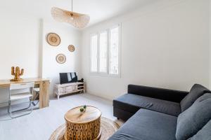 Posedenie v ubytovaní T3 en Rez-de-chaussée, avec vélos, plages Mourillon
