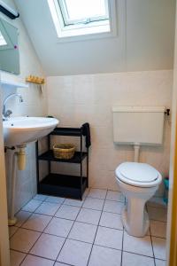 Bilik mandi di Luxe vakantiehuis in het bos met jacuzzi en sauna +12 gambar