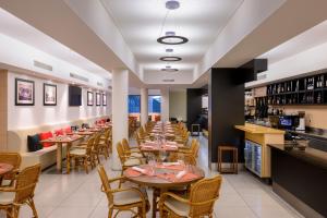 En restaurang eller annat matställe på Hotel da Música
