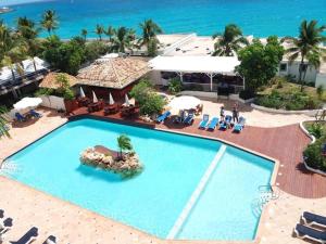 an aerial view of the resort with a large swimming pool at Modern studio with swimming pool in Lowlands - 68 m² in Lowlands