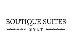 坎彭的住宿－Boutique Suites Sylt in Kampen am Roten Kliff Re-Opening Mai 2023，带有单词outine开关和sytet的文本框