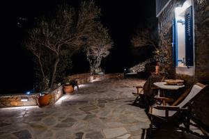 A patio or other outdoor area at Villa Mavrianos