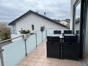 Μπαλκόνι ή βεράντα στο Ferienwohnungen am Ölberg, Rheinfelden (Baden)