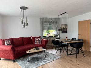 Χώρος καθιστικού στο Ferienwohnungen am Ölberg, Rheinfelden (Baden)
