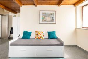 Postel nebo postele na pokoji v ubytování Hotel Fontaine Bleue